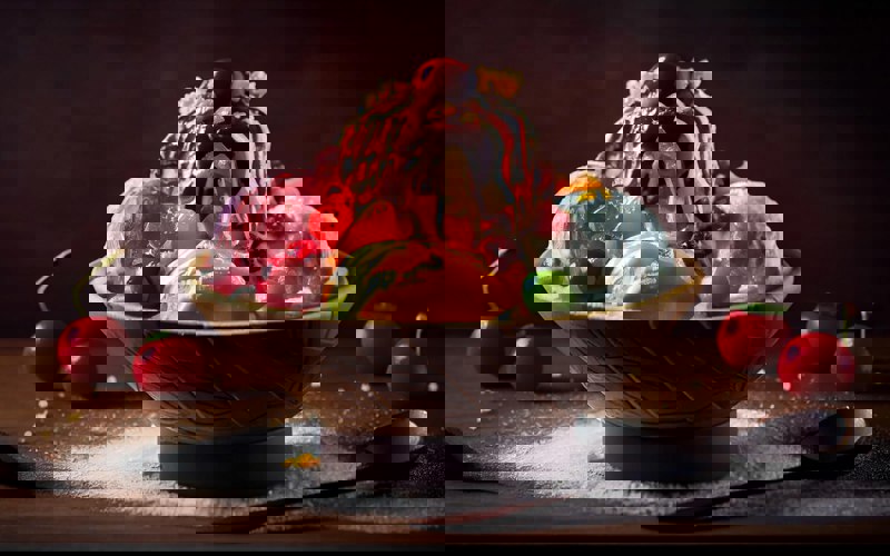 Chocolates / Ice Cream / Corn